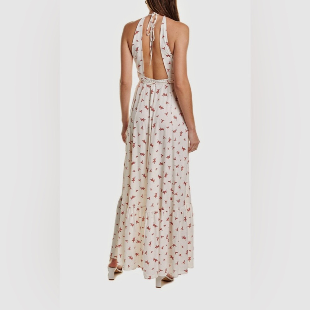 Sabina Musayev Nora Maxi Dress, Cherry Blossom